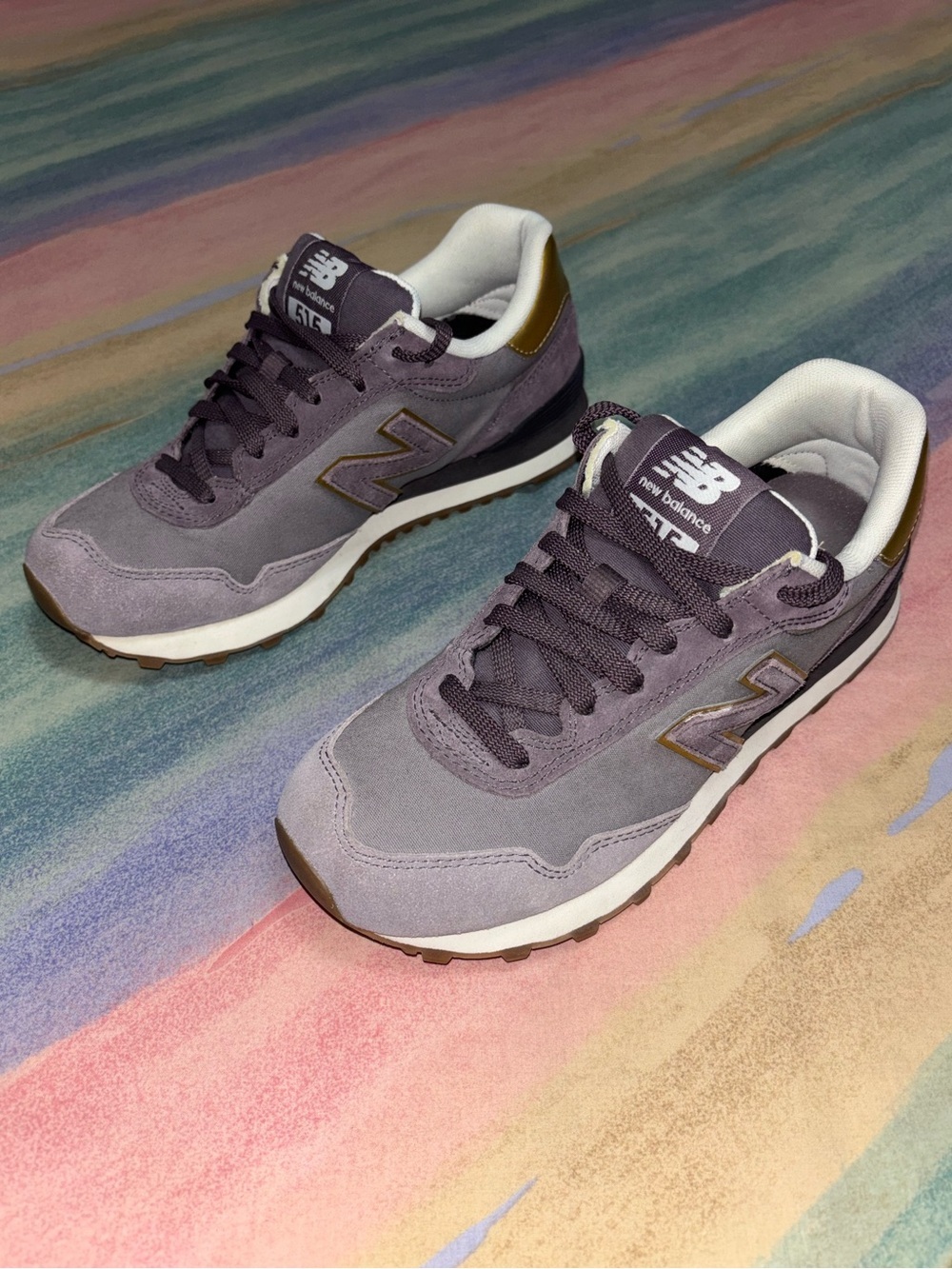 New Balance 515 V1 circa purple & Gold Sneakers women’s size 8